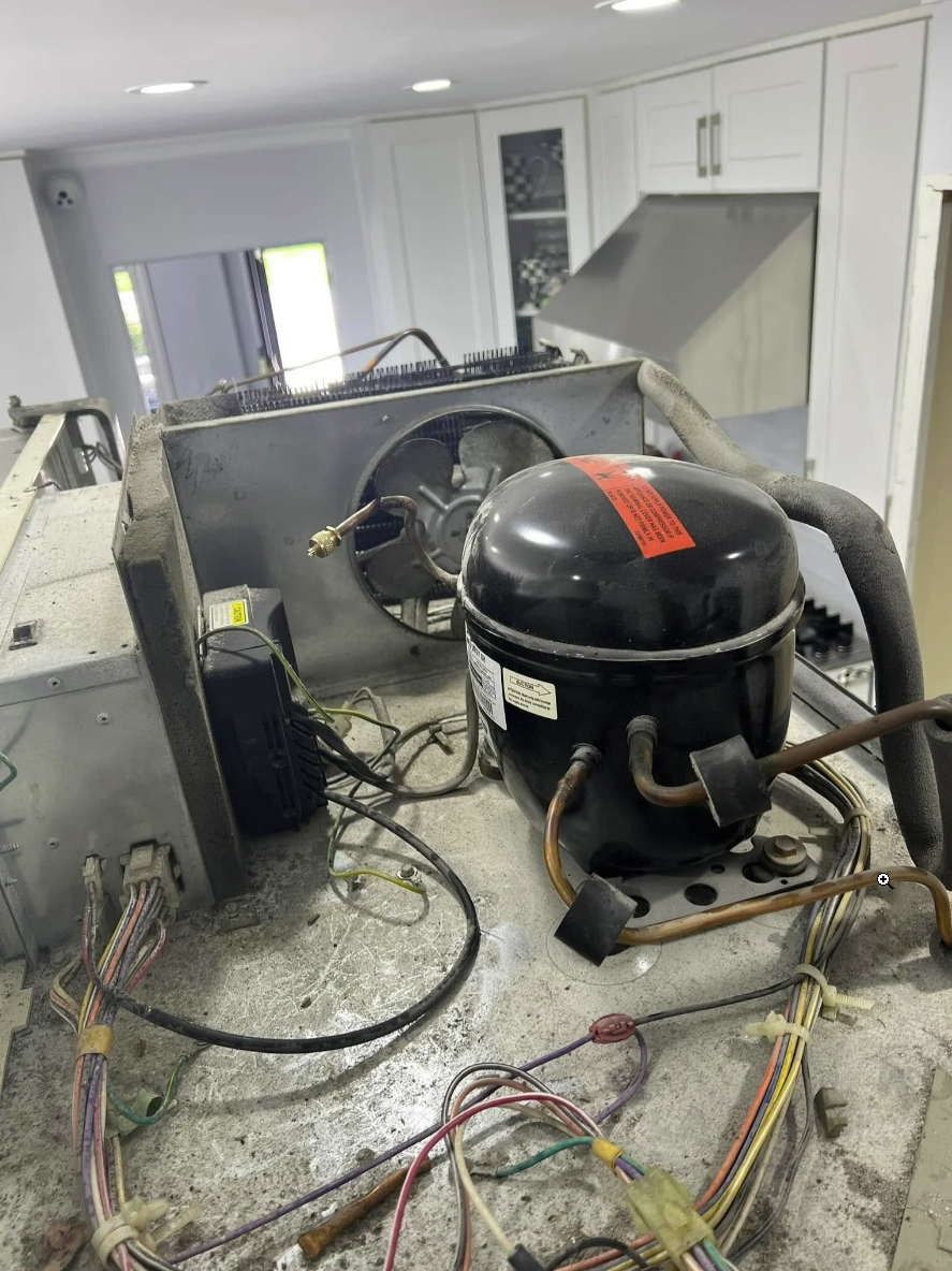 Refrigerator compressor replacement