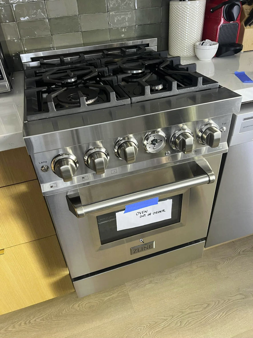 ZLINE professional gas range repair